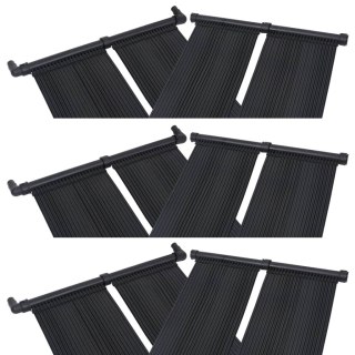 Panele solarne do podgrzewania basenu, 6 szt., 80x310 cm