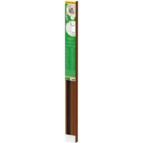 MOSKITIERA OKNO ALU 100X120 BRĄZ PLUS