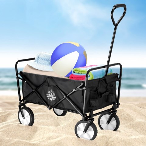 Wózek plażowy transportowy MAGNUM czarny