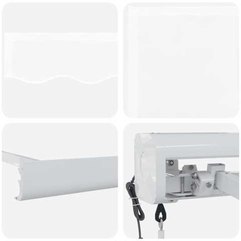 Automatyczna chowana markiza biała 350x250 cm