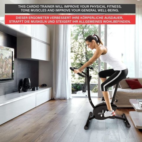 Physionics Rower treningowy regulowany, 41 x 64 x 104 cm