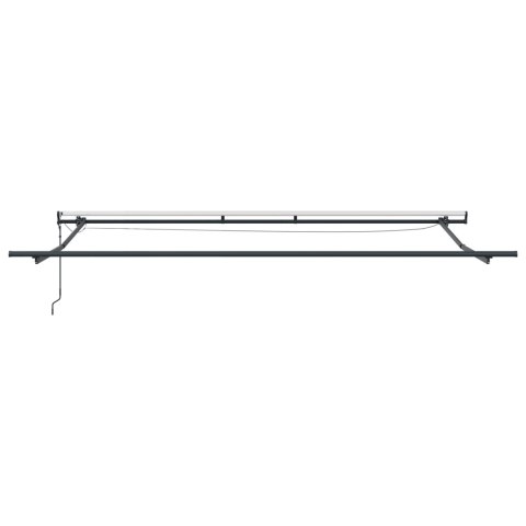 Automatyczna Markiza Rozsuwana z LED Czerwona 400x300 cm