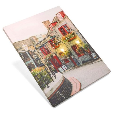 Podświetlany obraz Restauracja, 32 diody LED, 30 x 40 cm
