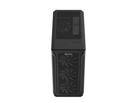 Obudowa NATEC Genesis Irid 503 ARGB NPC-1559 (Micro ATX. Mini ITX; kolor czarny)