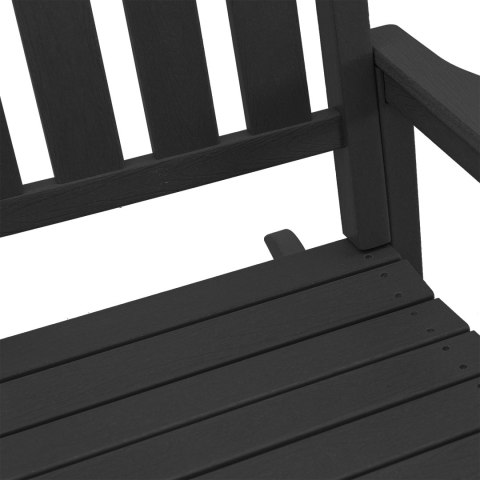 Fotele bujane 2 szt. Czarny 70x92x107,5 cm HDPE