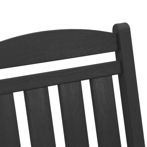 Fotele bujane 2 szt. Czarny 70x92x107,5 cm HDPE