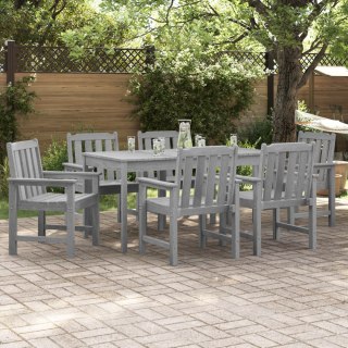 Krzesła do jadalni 6 szt. Jasnoszary 65.5x55.5x88 cm HDPE