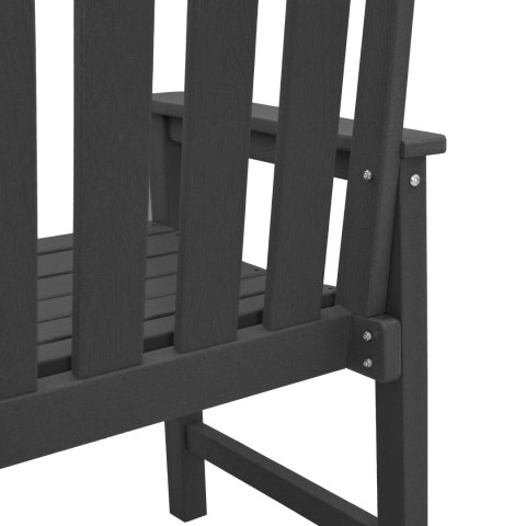 Krzesła jadalne 4 szt Czarne 65,5x55,5x88 cm HDPE