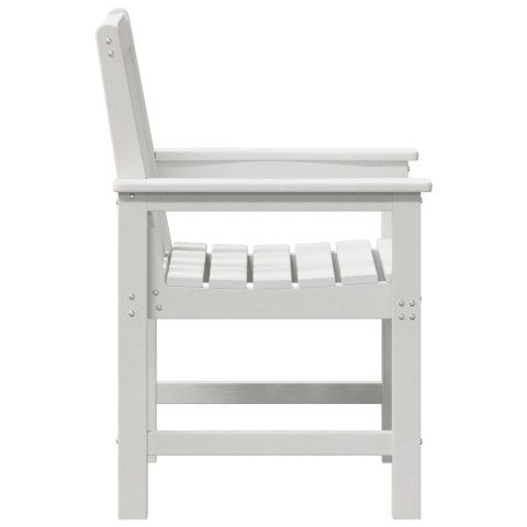Krzesła jadalniane 6 szt. Białe 65.5x55.5x88 cm HDPE