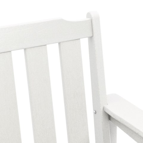 Krzesła jadalniane 6 szt. Białe 65.5x55.5x88 cm HDPE