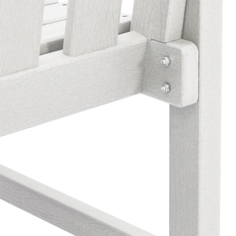 Krzesła jadalniane 6 szt. Białe 65.5x55.5x88 cm HDPE