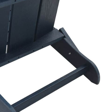 Zestaw ogrodowy z 3 elementami granatowy HDPE