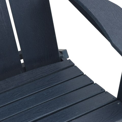 Zestaw ogrodowy z 3 elementami granatowy HDPE