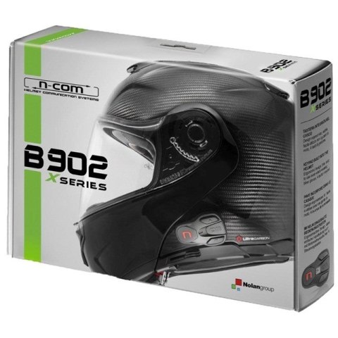 Interkom motocyklowy NOLAN N-COM B902 X do kasków NOLAN, komplet na 1 kask