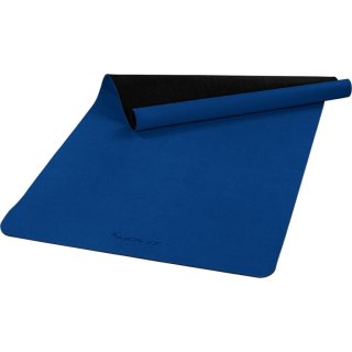Mata do jogi fitness antypoślizgowa 190×100×0,6cm, niebieska
