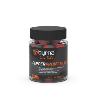 Kule pieprzowe BYRNA PEPPER k.68 25 szt do BYRNA (JB68305-1)