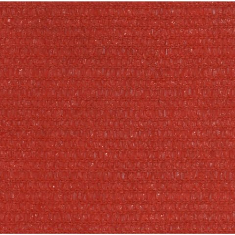 Żagiel przeciwsłoneczny, 160 g/m², czerwony, 3/4x2 m, HDPE