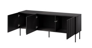 Szafka RTV ISLA 150,5x40x60 czarny mat