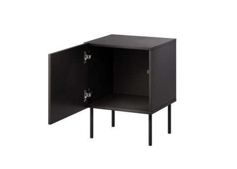 Szafka nocna 2szt SIENA 44,5x40x59 czarny mat