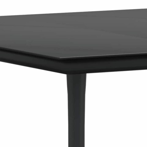 Zestaw do jadalni 7 pcs Jasnoszary i czarny duży