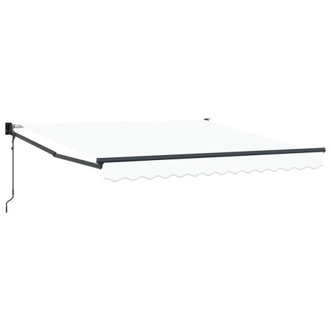 Automatyczna markiza chowana Biała 350x250 cm