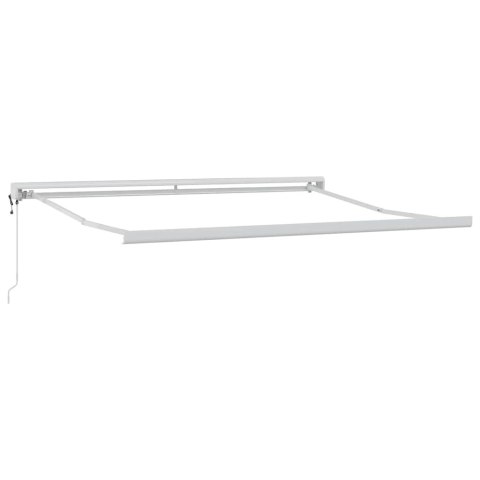 Markiza automatyczna w czerwono-białe paski 350x250 cm