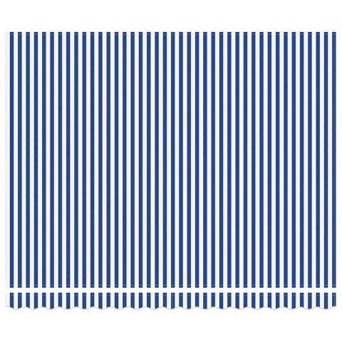 Markiza zwijana Niebieski i biały 400x300 cm