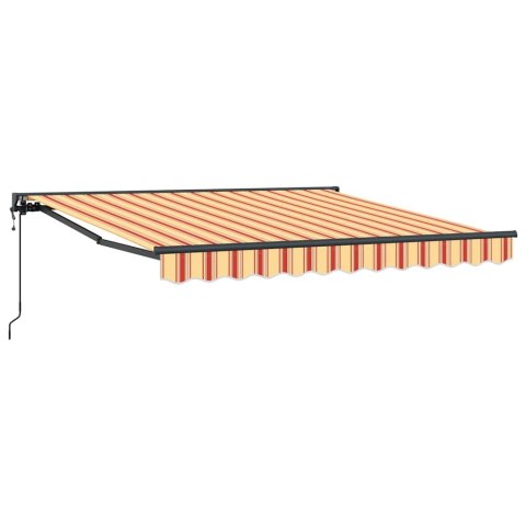 Markiza zwijana Żółty i pomarańczowy 350x250 cm