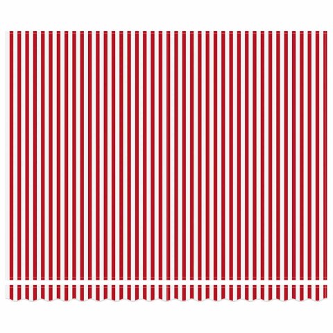 Automatyczna Markiza w Czerwono-Białe Paski 400x300 cm