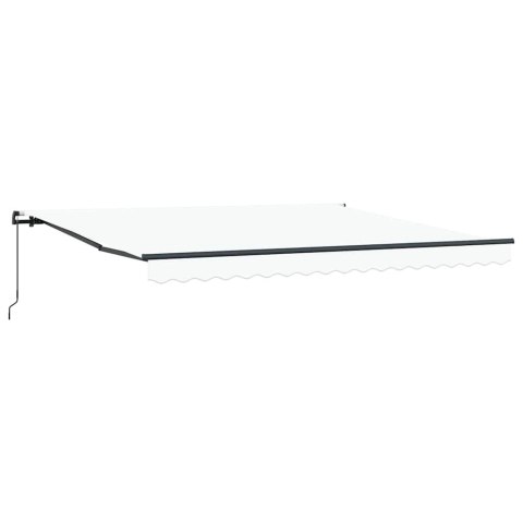 Markiza Biały 400 × 300 cm Poliester
