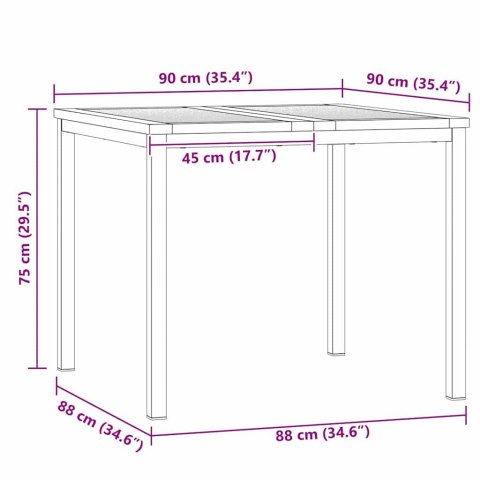 Zestaw do jadalni ogrodowej 3 pcs