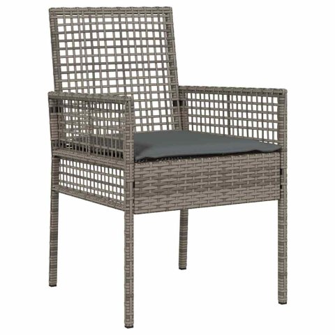 Zestaw jadalny do ogrodu 7 pcs Szary 190 x 90 x 75 cm
