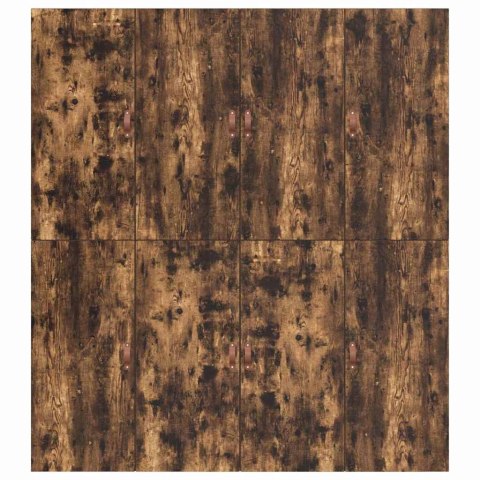 Łóżko z szufladami dąb dymiony 200x200 cm