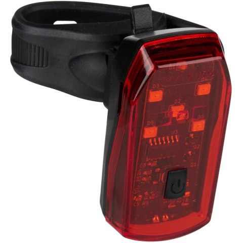 LAMPKA ROWEROWA NA TYŁ 5 LED DUNLOP K-MARK