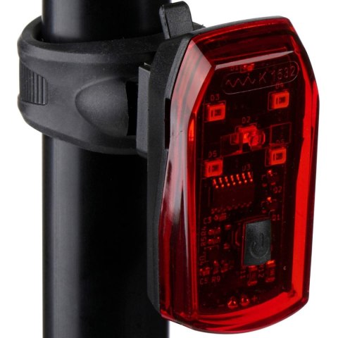 LAMPKA ROWEROWA NA TYŁ 5 LED DUNLOP K-MARK