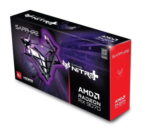 Karta graf. SAPPHIRE NITRO+ RX 9070 GAMING OC 16GB