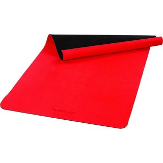 Mata do jogi fitness antypoślizgowa 190×100×0,6cm, czerwona