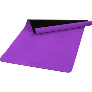 Mata do jogi fitness antypoślizgowa 190×100×0,6cm, fioletowa