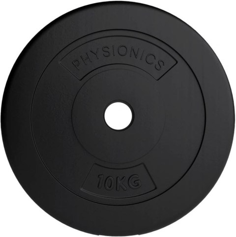 Physionics Zestaw obciążeń 2 x 10 kg, 31 mm