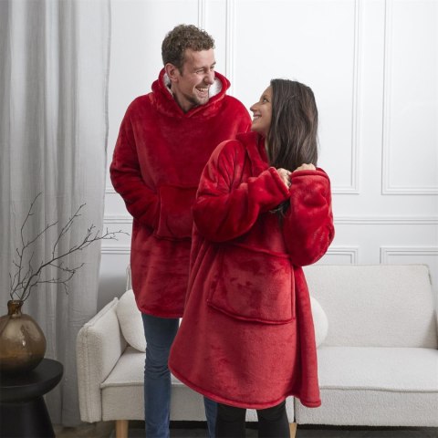 Bluza ocieplana szeroka/ snuddie