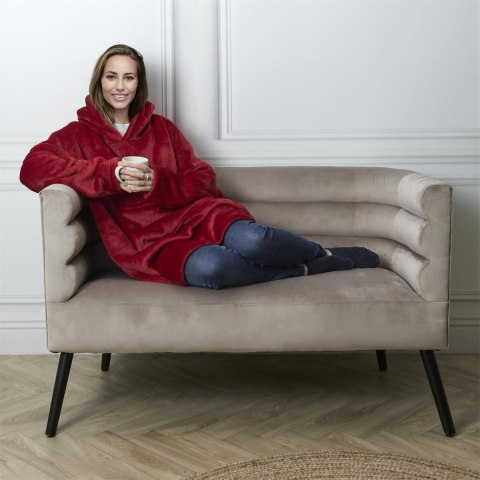 Bluza ocieplana szeroka/ snuddie