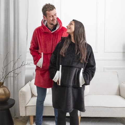Bluza ocieplana z kieszenią/ snuddie