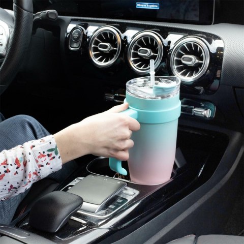 Kubek termiczny Miami Tie-Dye niebieski/