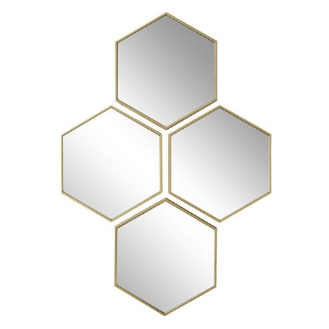 Zestaw 4 luster Diamond złoty