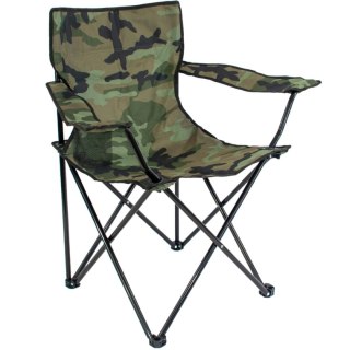 KRZESŁO TURYSTYCZNE SKŁADANE 50X50X80CM CAMUFLAGE ENERO CAMP