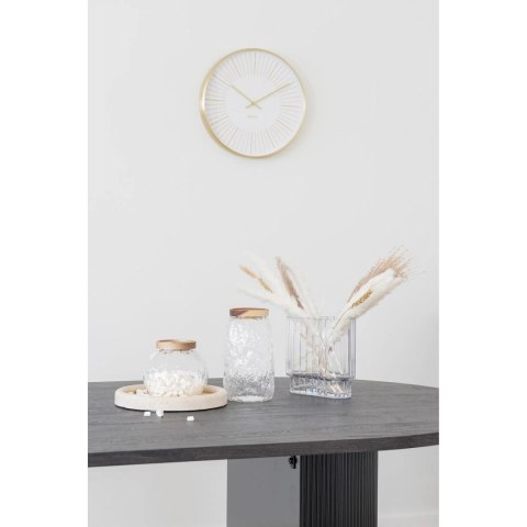 Zegar Takamaka 40cm złoty/biały