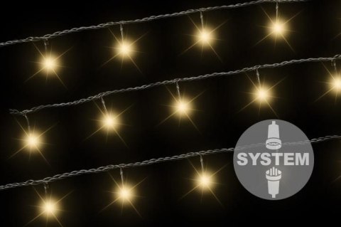 DiLED świetlny łańcuch - 40 LED ciepły biały