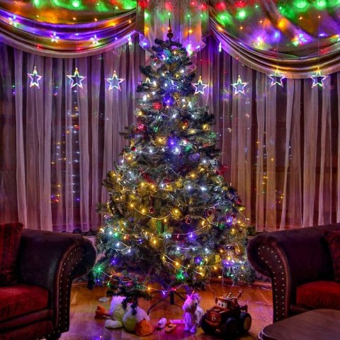 Świąteczne LED oświetlenie - 10 m, 100 LED, kolorowe