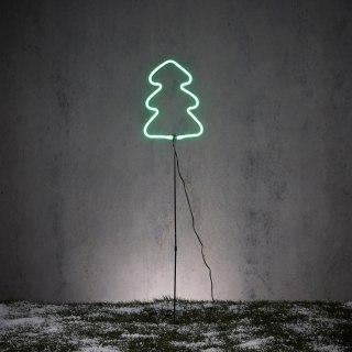 NEON CHOINKA ZIELONA LED NA BATERIE 17x91CM LUCA