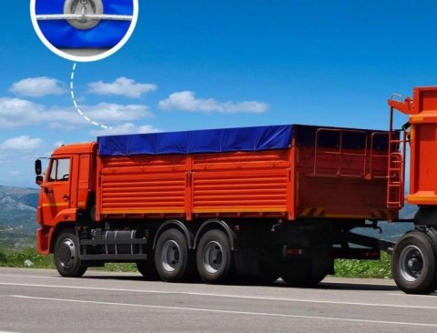 JAGO Plandeka 650 g/m², aluminiowe oczka, niebieska, 4 x 6 m